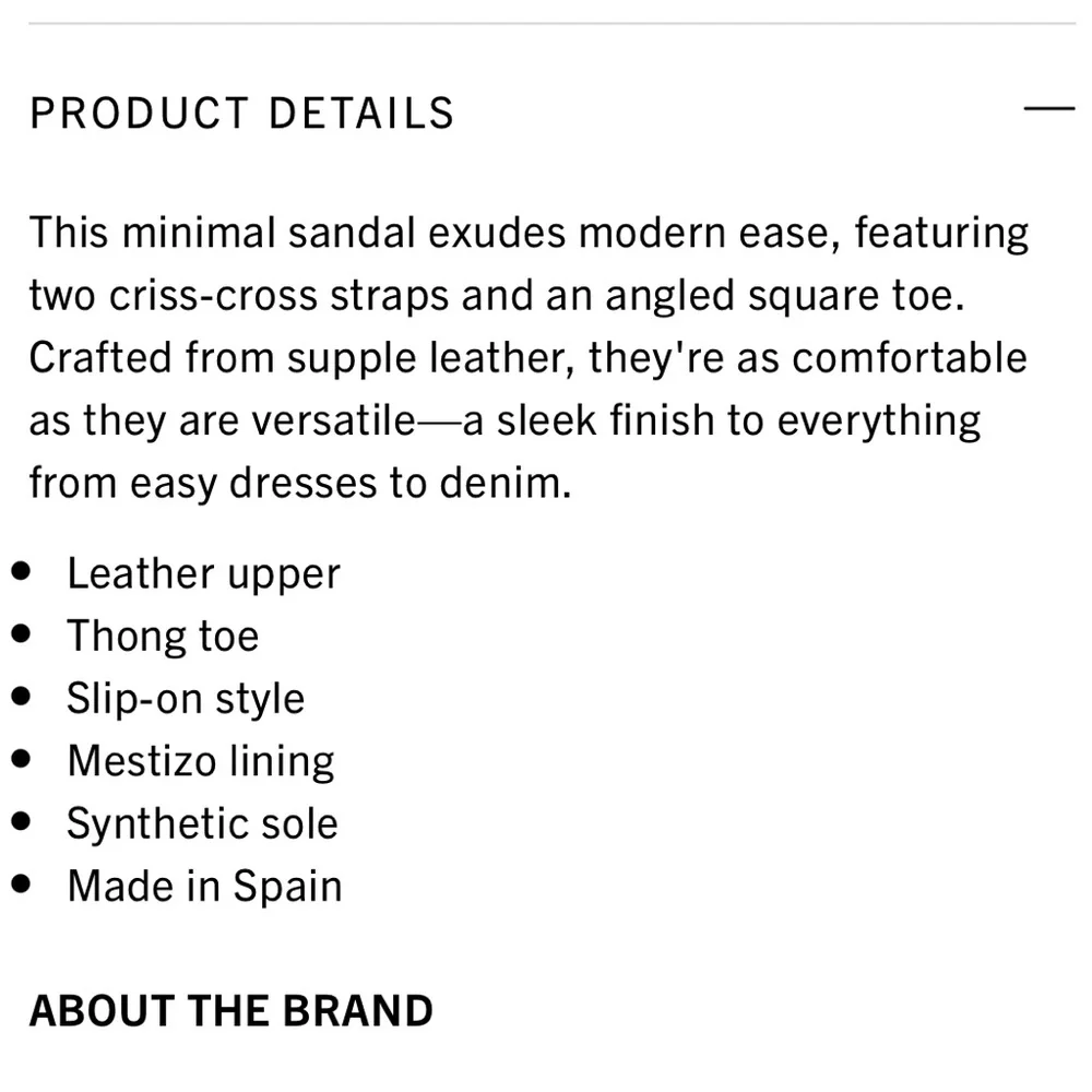 Frame Denim Black Square-Toe Thong Sandals - Picture 8 of 9